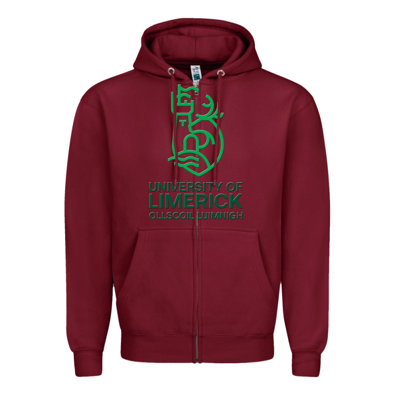 Ul  University Of Limerick Zipper Hoodie by linhVisuals | Teevron