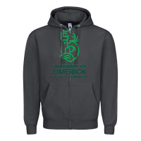 Smoke ul  university of limerick Zipper Hoodie - linhVisuals