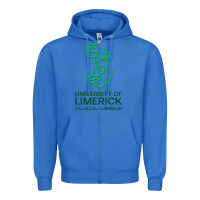 True Royal ul  university of limerick Zipper Hoodie - linhVisuals