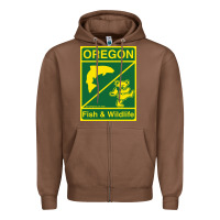 Chestnut oregon fish & wildlife deadheads unite! Zipper Hoodie - linhVisuals