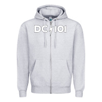 Heather Grey DC 101 Zipper Hoodie - linhVisuals