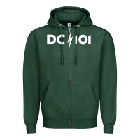 Sports Green DC 101 Zipper Hoodie - linhVisuals