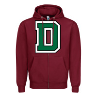 Burgundy dartmouth Zipper Hoodie - linhVisuals