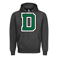 Charcoal Heather dartmouth Zipper Hoodie - linhVisuals