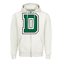 Oatmeal Heather dartmouth Zipper Hoodie - linhVisuals