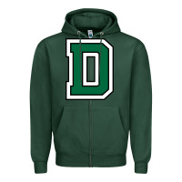 Sports Green dartmouth Zipper Hoodie - linhVisuals