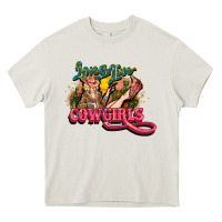 Cream Long life Cowgirls Heavy Core Tee - HowdyJamesFarm