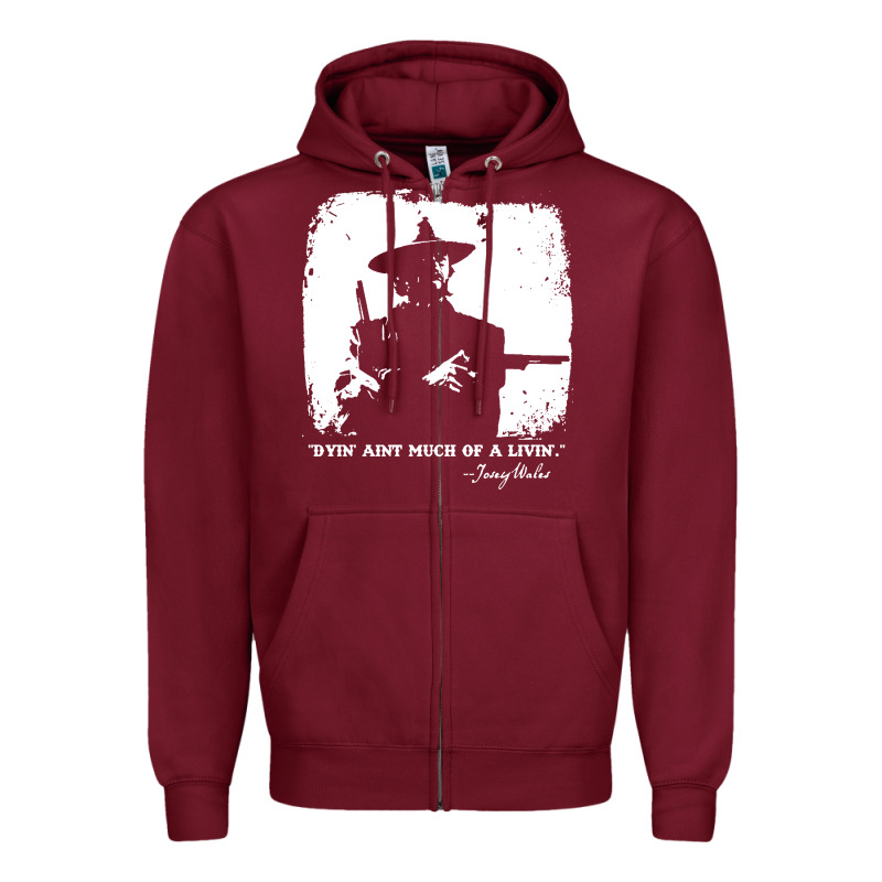 Josey Wales Player Film Zipper Hoodie by linhVisuals | Teevron