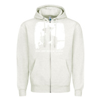 Oatmeal Heather josey wales player film Zipper Hoodie - linhVisuals
