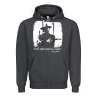 Smoke josey wales player film Zipper Hoodie - linhVisuals
