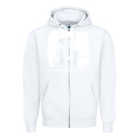 White josey wales player film Zipper Hoodie - linhVisuals