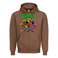 Chestnut groovie ghoulies Zipper Hoodie - linhVisuals