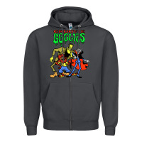 Smoke groovie ghoulies Zipper Hoodie - linhVisuals