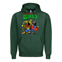 Sports Green groovie ghoulies Zipper Hoodie - linhVisuals