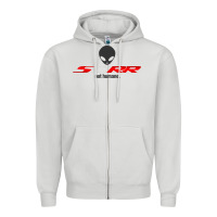 Dove Grey s1000rr not humane Zipper Hoodie - linhVisuals