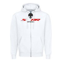 White s1000rr not humane Zipper Hoodie - linhVisuals