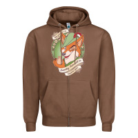 Chestnut chin up   robin hood Zipper Hoodie - linhVisuals