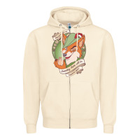 Sandshell chin up   robin hood Zipper Hoodie - linhVisuals