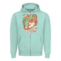 Seafoam chin up   robin hood Zipper Hoodie - linhVisuals