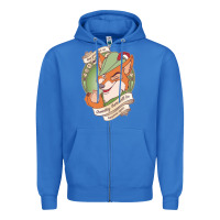 True Royal chin up   robin hood Zipper Hoodie - linhVisuals