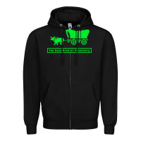 Black you have died of dysentery oregon trail Zipper Hoodie - linhVisuals