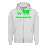 Dove Grey you have died of dysentery oregon trail Zipper Hoodie - linhVisuals