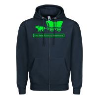 Navy you have died of dysentery oregon trail Zipper Hoodie - linhVisuals