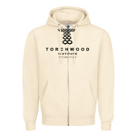 Sandshell torchwood institute Zipper Hoodie - linhVisuals