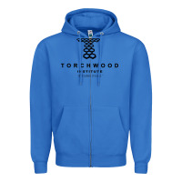 True Royal torchwood institute Zipper Hoodie - linhVisuals