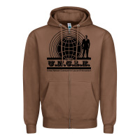 Chestnut the man from u.n.c.l.e. Zipper Hoodie - linhVisuals