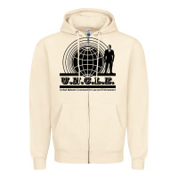 Sandshell the man from u.n.c.l.e. Zipper Hoodie - linhVisuals