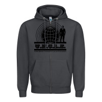 Smoke the man from u.n.c.l.e. Zipper Hoodie - linhVisuals