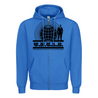 True Royal the man from u.n.c.l.e. Zipper Hoodie - linhVisuals