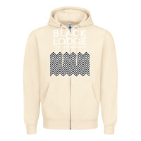 Sandshell twin peaks inspired japanese black lodge Zipper Hoodie - linhVisuals