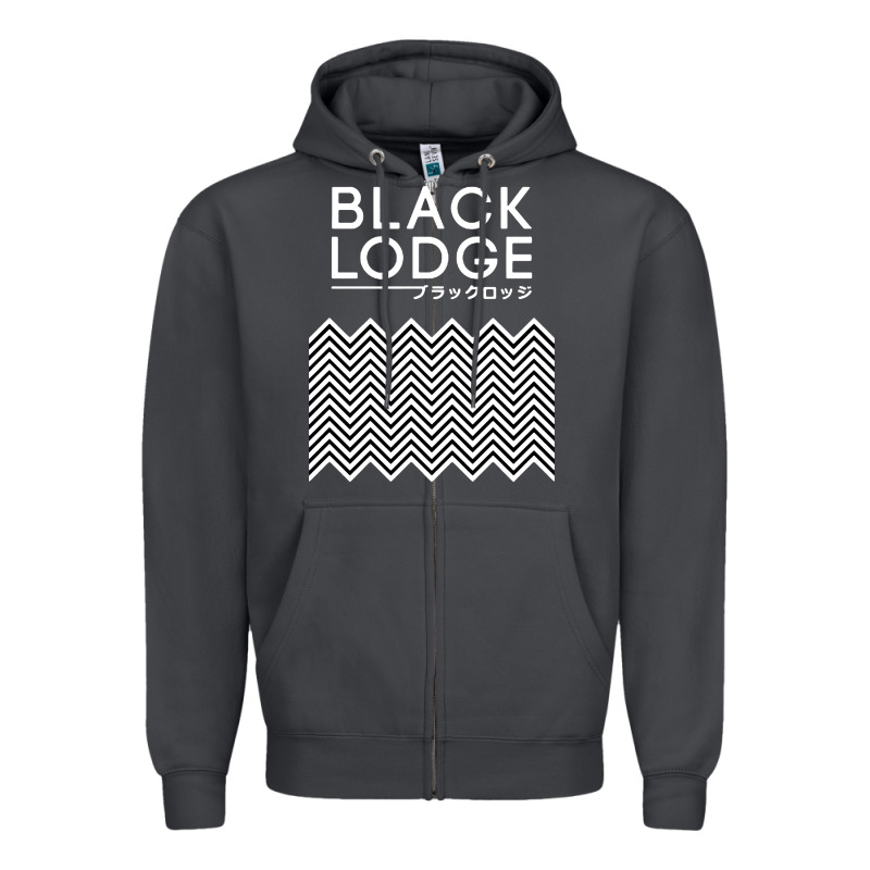 Twin Peaks Inspired Japanese Black Lodge Zipper Hoodie by linhVisuals | Teevron