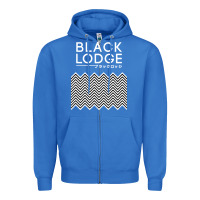 True Royal twin peaks inspired japanese black lodge Zipper Hoodie - linhVisuals