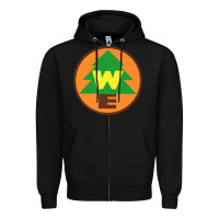 Black wilderness explorers Zipper Hoodie - linhVisuals