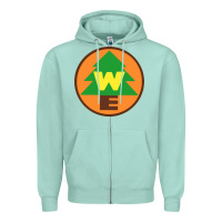 Seafoam wilderness explorers Zipper Hoodie - linhVisuals
