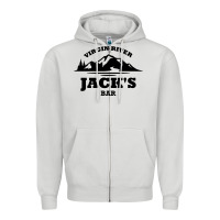 Dove Grey jacks bar virgin river Zipper Hoodie - linhVisuals