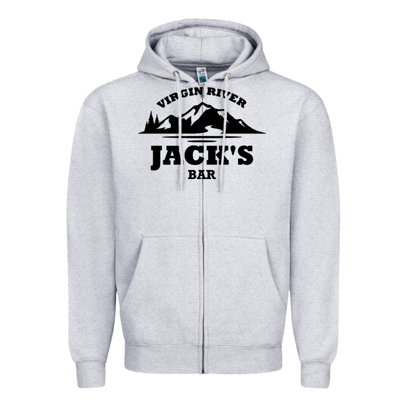 Jacks Bar Virgin River Zipper Hoodie by linhVisuals | Teevron
