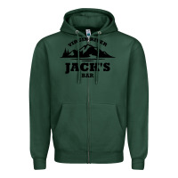 Sports Green jacks bar virgin river Zipper Hoodie - linhVisuals