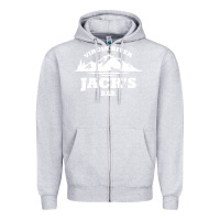 Heather Grey jacks bar virgin river Zipper Hoodie - linhVisuals