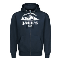 Navy jacks bar virgin river Zipper Hoodie - linhVisuals