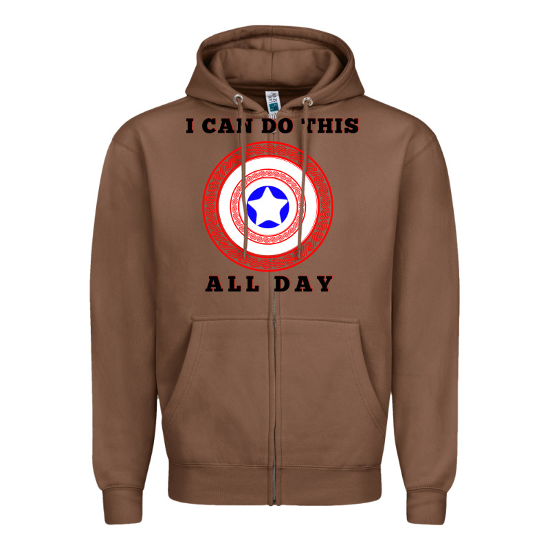 I Can Do This All Day Graphic Mens & Womens T Shirt Zipper Hoodie by linhVisuals | Teevron