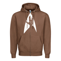 Chestnut live long and prosper Zipper Hoodie - linhVisuals