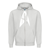 Dove Grey live long and prosper Zipper Hoodie - linhVisuals