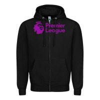 Black premier #league Zipper Hoodie - linhVisuals
