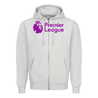 Dove Grey premier #league Zipper Hoodie - linhVisuals