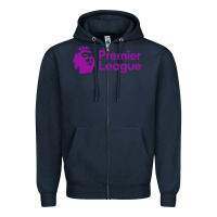 Navy premier #league Zipper Hoodie - linhVisuals