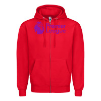 Red premier #league Zipper Hoodie - linhVisuals